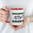 thumbnail image 5 of CafePress - Save_The_Wolf Mug - 11 oz Ceramic Mug - Novelty Coffee Tea Cup, 5 of 6