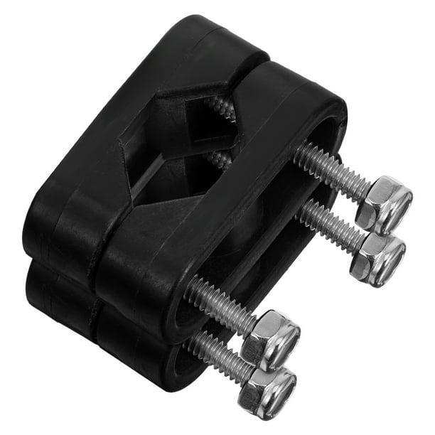 unbranded 2Ud Abrazadera De Nylon Para Montaje De Mástil Color Negro Para Uso Diario
