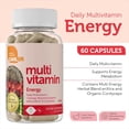 thumbnail image 3 of Mutivitamin Energy, Daily Multi + Energy Boosting Support with enXtra & Cordyceps, 60 Capsules, Zahler, 3 of 6