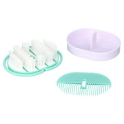 Frida Baby Baby Head-Hugging Hairbrush + Styling Comb Set, Unisex