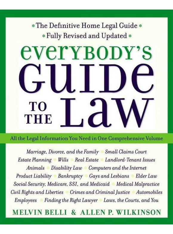 Harperresource Book: Everybody's Guide to the Law, Fully Revised & Updated, 2nd Edition: All the Legal Information You Need in One Comprehensive Volume (Paperback)