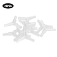 thumbnail image 3 of Aquarium Tee Connector Fish  Tee Connector Fish  Line Tubing Joint 20PCS Transparent Acrylic 3 Way Fish  Line Tubing Joint Aquarium Y Shape Air Pump Soft Pipe Tee Connector, 3 of 8