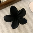 thumbnail image 3 of Yokua Matte Style Flower Shape Hair Claw High Ponytail Hair Claw for Girls Woman, 3 of 13