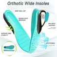 thumbnail image 4 of Men's Orthopedic Diabetic Wide Running Shoes: Comfortable Arch Support Plantar Fasciitis Sports Sneakers, Casual Orthotic Swollen Tennis Work Walking Shoes for Foot and Heel Pain Relief, 4 of 7
