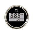 thumbnail image 1 of 52mm Digital Tachometer 0-9990 RPM Outboard Engine Tachometer Gauge For Boat Car Truck Hour Meter LCD Gauge With Red Backlight, 1 of 6