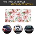 thumbnail image 5 of Kdxio Lilies Flowers License Plate Car Front License Plate Car Decoration Car Accessories Front Tag Plate Standard Size, 5 of 8