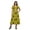 Yellow, variant on Womens Printed Kurta Front Slit Tops Women Summer Wear Tunic Kurti