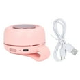 thumbnail image 1 of MF019 Ventilador portátil recargable por USB, pequeño y silencioso ventilador de hidromasaje para playa, piscina, camping, senderismo, viajes, rosa, 1 of 5
