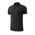 thumbnail image 3 of Golf Shirts for Mens Short Sleeve Lightweight Moisture Wicking 3 Buttons Performance Collared Shirt Men, 3 of 4