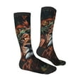 thumbnail image 3 of Fotbe Lion Forest Crown print Women's Men's Novelty Crew Socks Cotton Socks Knee High Socks for Walking,Running,Nurses,Pregnancy, 3 of 8