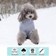 thumbnail image 5 of Suéter para perros pequeños, suéter para clima frío, ropa clásica de cuello alto, gruesa y cálida., 5 of 5