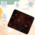 thumbnail image 3 of Spider Web Square Gaming Mousepad Desk Mat Non-Slip Rubber Bottom Printed 8.3x9.8 Inch Suitable for Office and Gaming, 3 of 6