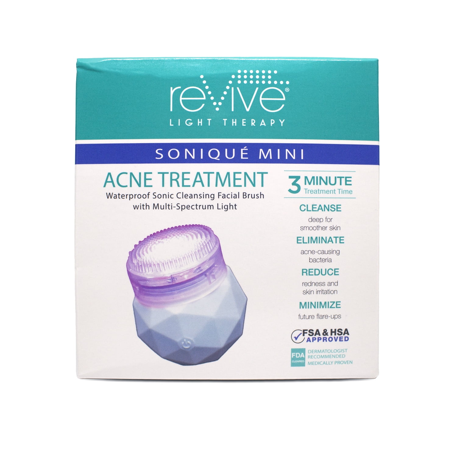 reVive Light Therapy® Soniqué Mini Acne LED Sonic Cleanser