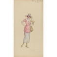 thumbnail image 3 of Will R. Barnes 14x24 Black Modern Framed Museum Art Print Titled - Dairy Maids (1912 - 1924), 3 of 5