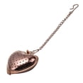 thumbnail image 2 of Visland Tea Strainers with Fine Mesh, 304 Stainless Steel Mesh Tea Ball Infuser, Heart Shape Tea Filter and Steeper with Extended Chain Hook for Loose Tea Leaves Spices Seasonings, 2 of 5