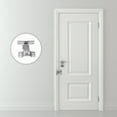 thumbnail image 3 of LABSERRON 1Set Silver Latch Lock for Wooden Doors Privacy Locking Multi-layer Polished Surface 3.14X1.18X0.67In, 3 of 7