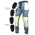thumbnail image 4 of Skylinewears Men's Protective Lined Motorcycle Jeans - Stylish Denim Biker Pants K-02 Light Blue, 4 of 4