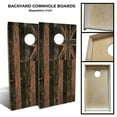 thumbnail image 2 of Slick Woody's Backyard Hawaii State Flag Vintage Cornhole Board Set in Brown, 2 of 2