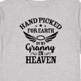 thumbnail image 4 of Inktastic Handpicked for Earth By My Granny in Heaven with Angel Wings Boys or Girls Long Sleeve Toddler T-Shirt, 4 of 5