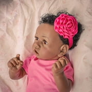 22"Full Body Lifelike Silicone Reborn Dolls Girl Doll Soft Biracial Baby Doll Birthday Gifts/Christmas Gifts