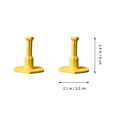 thumbnail image 2 of ADDHAT 2Ud Tee Flexible De Golf Amarillo Para Uso Deportivo Y Entrenamiento Efectivo, 2 of 8