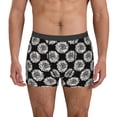 thumbnail image 7 of Disketp White Sunflowers Men's Boxer Briefs,Soft and Breathable Cotton Underwear with ComfortFlex Waistband, 7 of 7