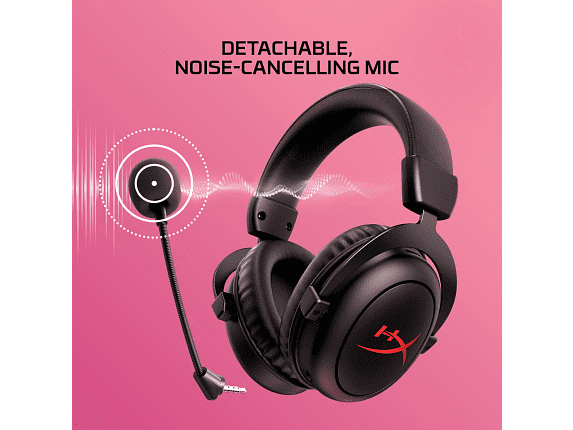 HP HyperX Cloud II Core Wireless Gaming Headset, 80-Hour Battery