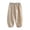 Beige, variant on Toddler Girls Boys Solid Cotton Harem Pants Summer Baby Basic Loose Long Bloomer Trouser Elastic Pants Coffee 5-6 Years