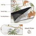 thumbnail image 6 of Desert Camels Area Rugs 3'x5', Washable Small Throw Rugs for Living Room Bedroom, Tropical Date Palm Trees Animal Indoor Outdoor Rug Non-Slip Low Pile Carpet Runner Reversible Floor Mats, 6 of 8
