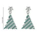 thumbnail image 3 of xihome Pendientes colgantes de rbol de Navidad con brillantes multicolor, de aleacin, joyera navideña, ideales para fiestas y ocasiones especiales. Juego de regalo de 2 unidades., 3 of 6