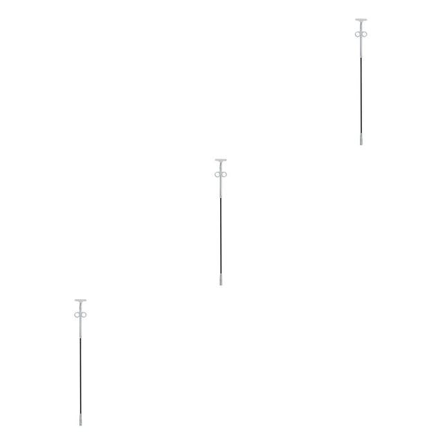 ZheElen 90cm Spring Dredging Tools Drain Cleaner Sticks Clog Remover Cleaning Tools Household for Kitchen Sink Bathroom Grey 3Set
