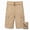 Khaki-Ripstop, variant on Men’s Cargo Shorts Stretch Lightweight Cotton Twill Multi Pockets Belted Short
