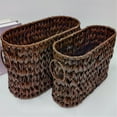 thumbnail image 4 of Necvior Wicker Toilet Paper Basket with Lid for Bathroom Storage Multipurpose Decorative Holder for Closet Elegant Styles, 4 of 10