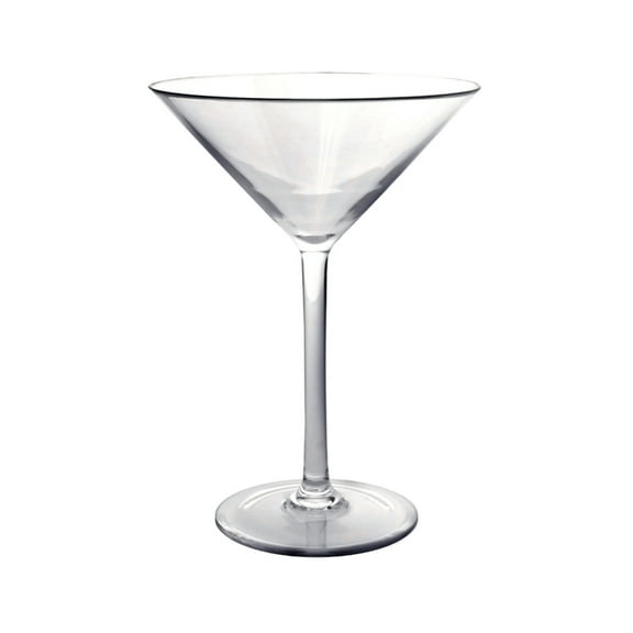Excellante 8 oz martini glass, polycarbonate, clear, comes in each