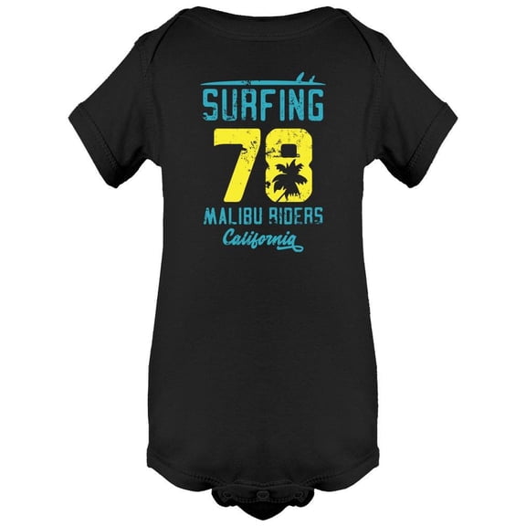 Surfing Malibu Riders, Cali Bodysuit Infant -Image by Shutterstock, 24 Months