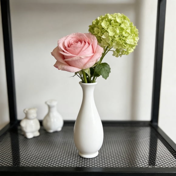 EGNMCR Home Decor, Room Decor, Wall Decor Plastic Vase Ornament Dry Flowers Plants And Pampas For Coffee Or Dining Tables Office Desks Or Shelves Plastic Vase