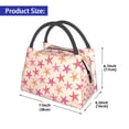 thumbnail image 2 of Easygdp Starfish Bolsa de Almuerzo Insulada Reutilizable, Bolsa de Mano y Bandolera para Oficina, Trabajo, Viajes, 2 of 6