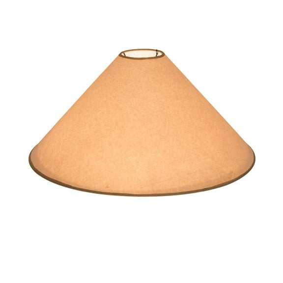 26963 Meyda 21"W X 10"H Simple Tan Paper Shade