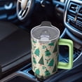 thumbnail image 4 of 40oz Merry Christmas Tumbler with Straw Handle Leak Proof Stainless Steel Cup Holiday Coffee Water Bottle Gifts, 4 of 4