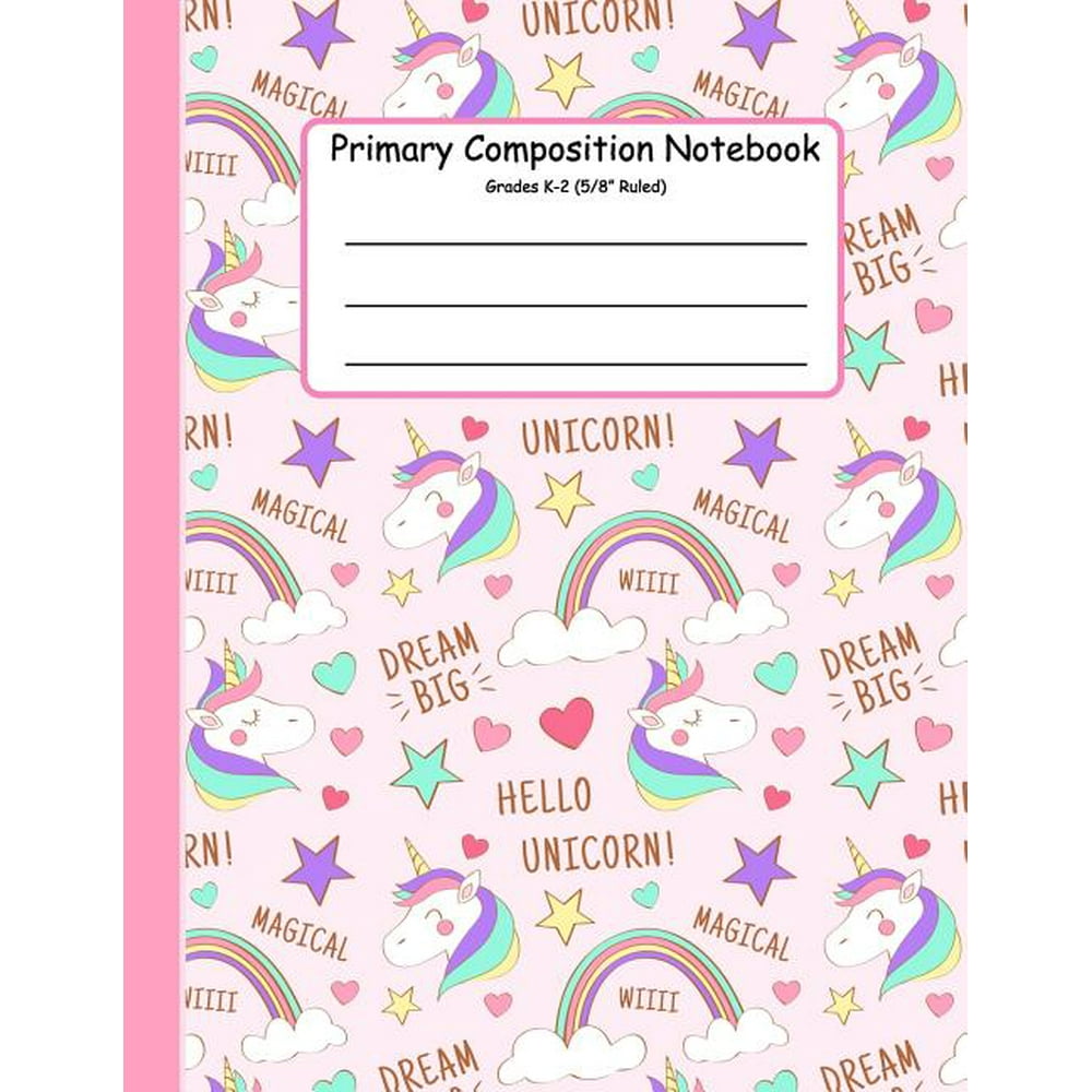 Primary Journal Primary Composition Notebook K2. Picture Space And