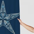 thumbnail image 3 of Awypu Bathroom Vintage Starfish Pastel Decorative Waterproof Shower Curtain Multiple Sizes White, 3 of 7
