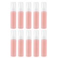 thumbnail image 2 of Refillable Travel Size Lotion Bottle 10Pcs Pink Portable Cosmetic Container For Travel And Outdoor Activities, 2 of 5