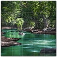 thumbnail image 1 of Picture-Tiles.com: River Ceramic Tile Wall Mural WAL500908-55M. 30"W x 30"H using (25) 6" x 6" Ceramic Tiles-Satin Finish, 1 of 3