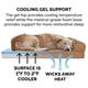thumbnail image 4 of Furhaven Cama de gel refrescante para perros grandes con refuerzos extraíbles y funda lavable, para perros de hasta 125 libras - Sofá acolchado - Marrón tostado, Jumbo Plus/XXL, 4 of 5