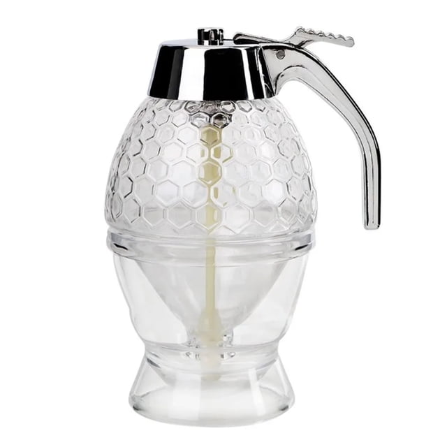 Dispensador de jarabe de miel, recipiente para jugo, dispensador de jarabe de miel, hervidor de 200 ml