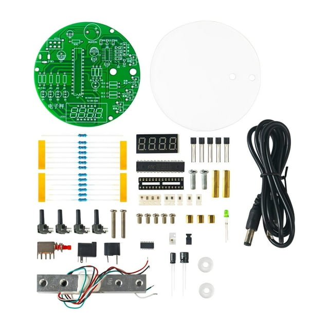 BELOVING Electronic Scale DIY Kit 51 Microcontroller Soldering Project Components Kit Set C