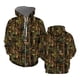 thumbnail image 1 of Sudadera con capucha y cremallera de gran tamaño con estampado 3D de hojas marchitas para hombre, sudaderas con gráficos de bosque, estilo urbano, informal, de otoño, 1 of 6