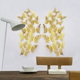 thumbnail image 4 of Vikakiooze Home Decor , 3D Flying Hollow Butterfly Home Decoration Festive Party Layout Cardboard Butterfly Wall Sticker, 4 of 8