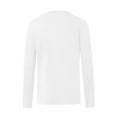 thumbnail image 7 of Women Blouses Womens Fitted Shirt Puff Long Sleeve Blouse V Neck Tee Womens Lady's Dress Shirts Women Tee Shirts Girls Swim Shirt Cute Print Button down plus Size Blouses for 3x Long Sleeve White S, 7 of 7