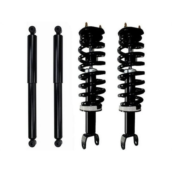 Front and Rear Suspension Strut and Shock Absorber Assembly Kit - Compatible with 2006 - 2008 Dodge Ram 1500 2007
